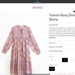 Long Sleeve Pattern MIDI Dress - size XS